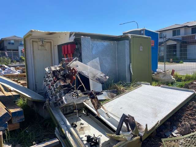 Damaged meter-box-repair-replacement-level-2-electrician-parramatta-ausgrid