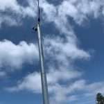 private-power-pole-installation-cost-Sydney-power pole installed by licensed electrician after quote